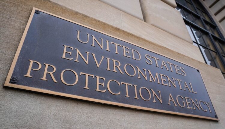 A photo of a sign that reads, "United States Environmental Protection Agency."