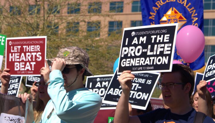 Amid a push to add abortion rights to the AZ Constitution, pro-lifers rally for 'crucial' action