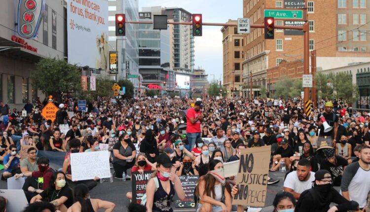 Fate of bill making it a felony for protesters to block highways is in Hobbs' hands