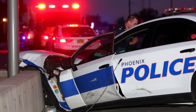 officer injured in crash